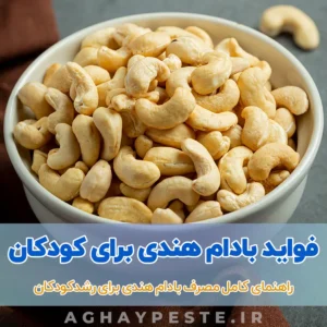فواید بادام هندی برای کودکان _ آقای پسته